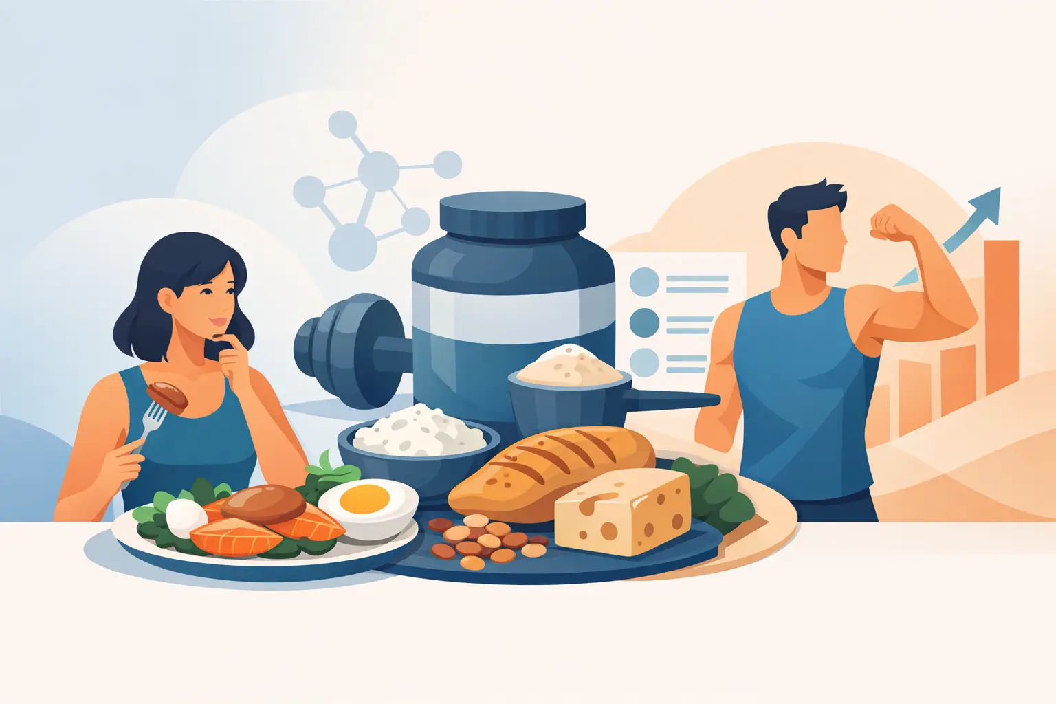 Cuánta proteína necesito al día