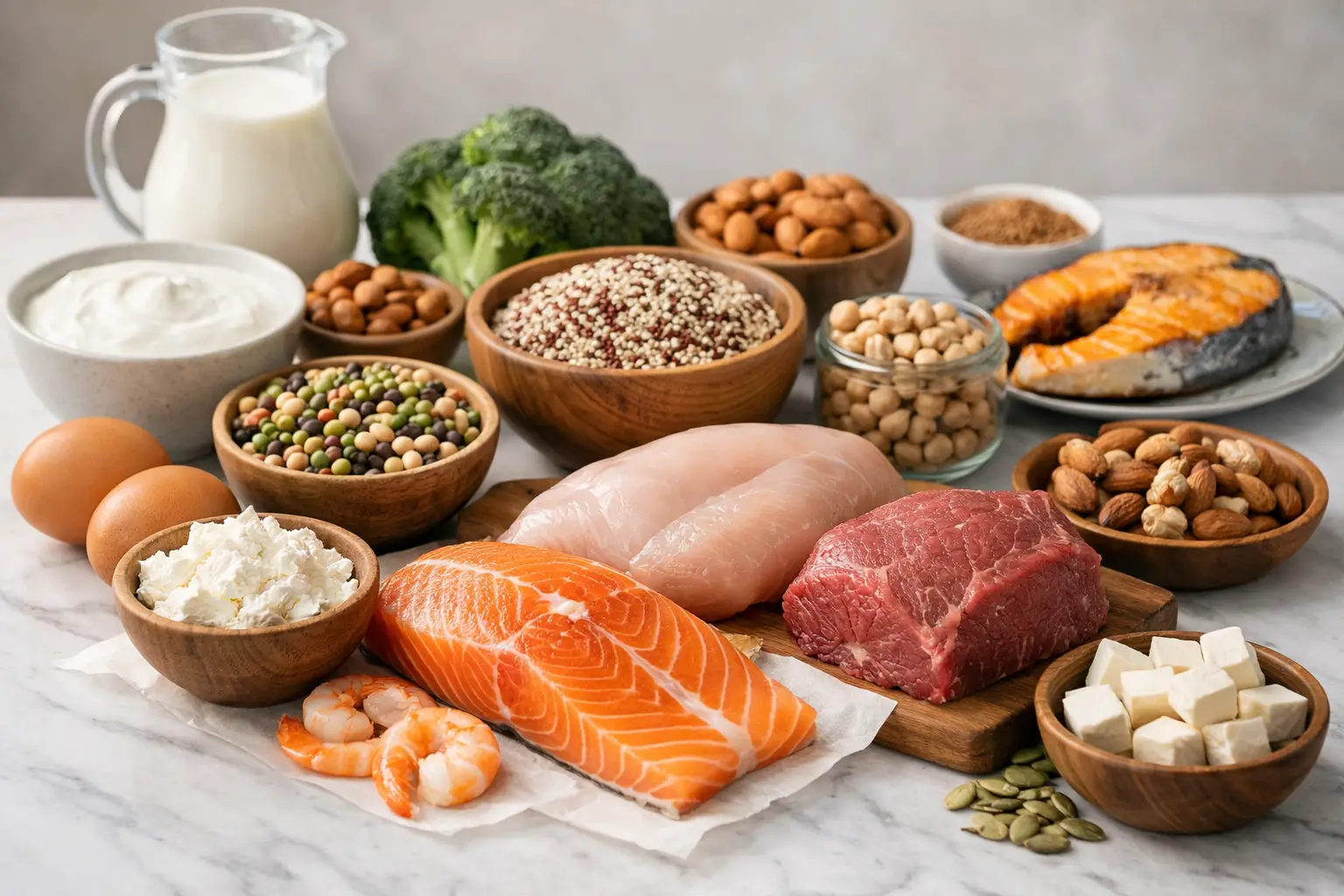 Mejores fuentes de proteína para tu salud