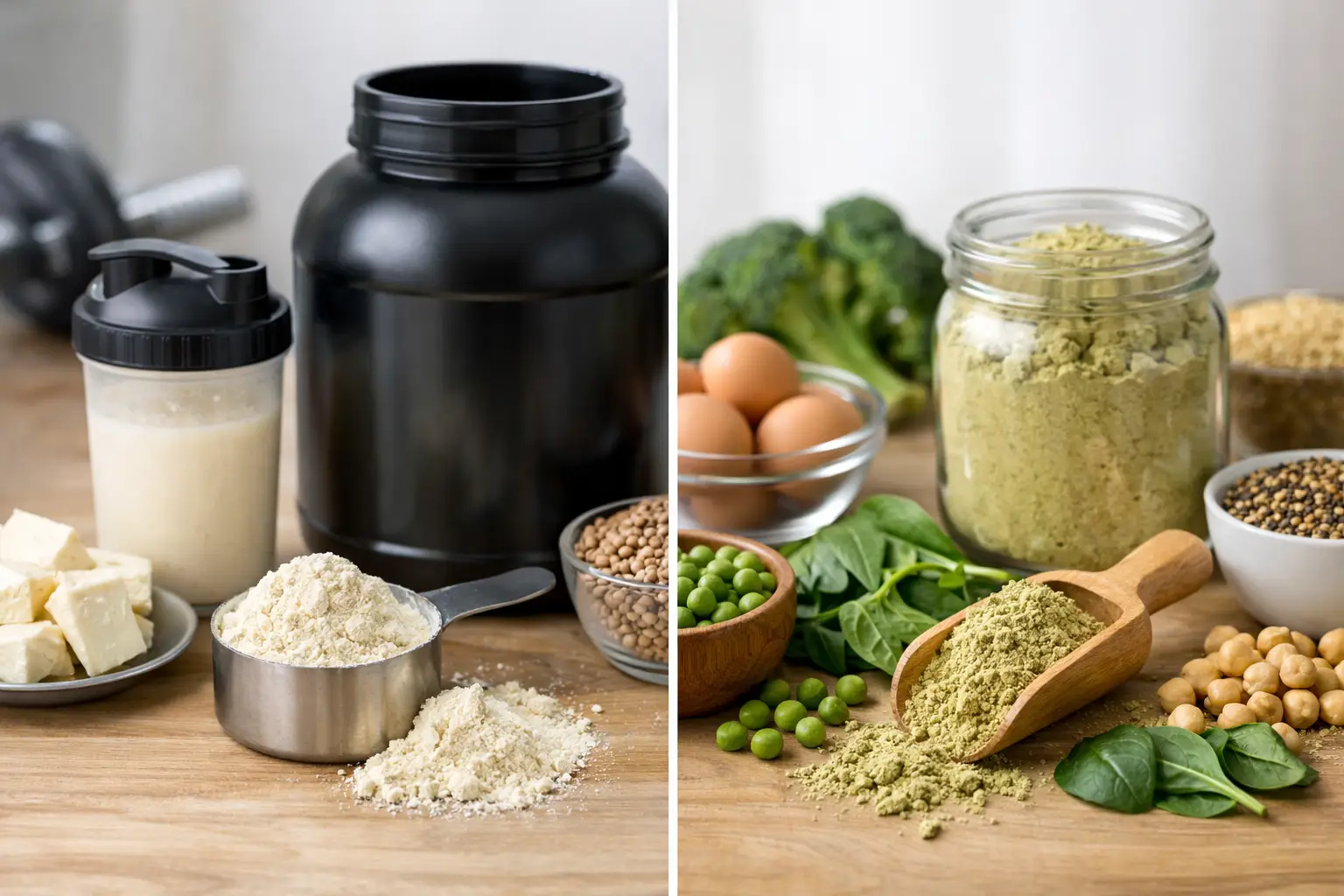 Proteína whey o vegetal: cuál te conviene