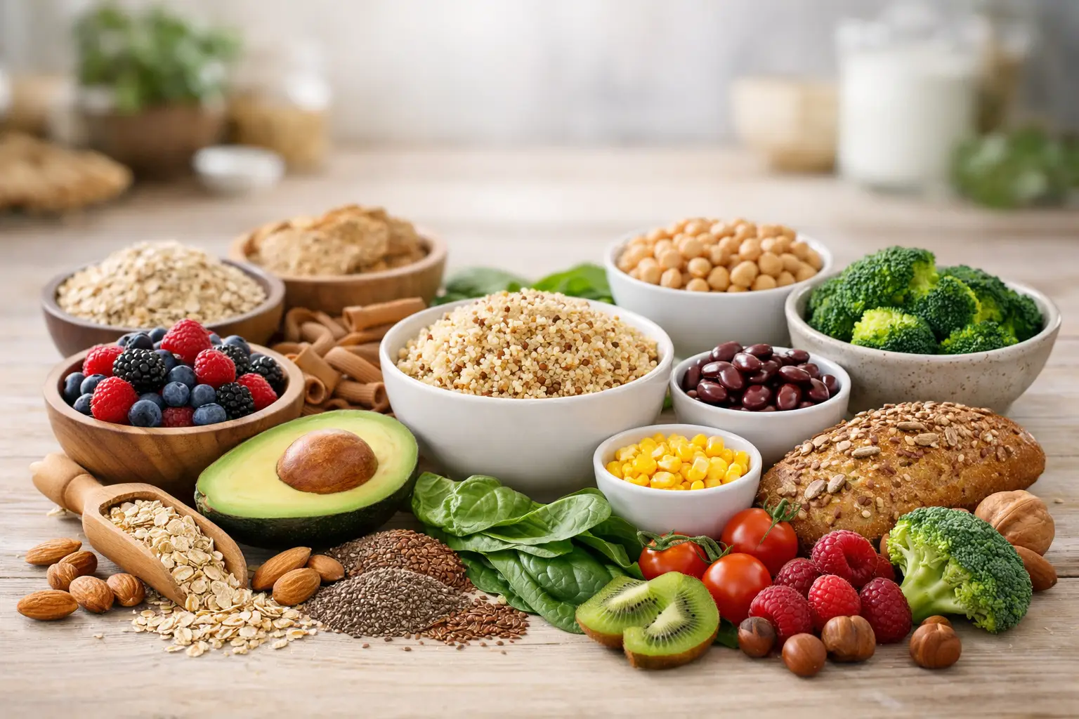Alimentos ricos en fibra: cuáles elegir a diario