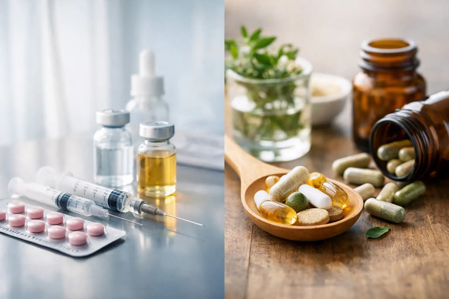 Terapia hormonal versus suplementos: qué cambia