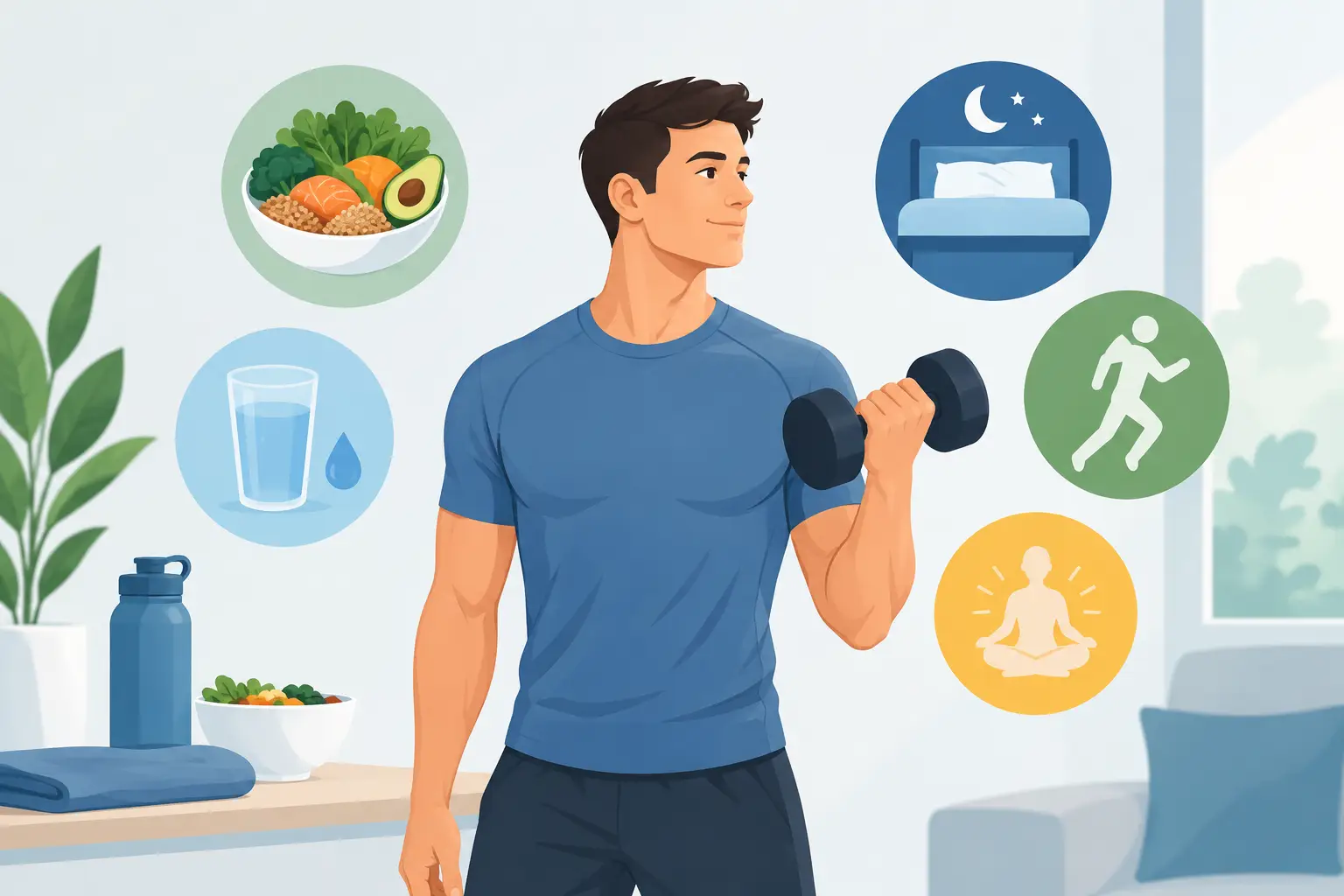 Cómo prevenir pérdida muscular con hábitos reales