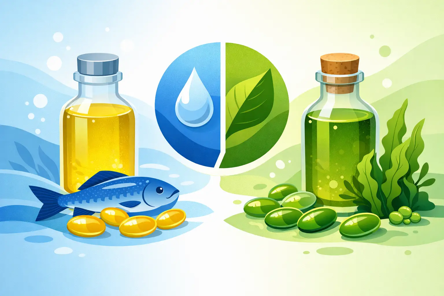 Fish oil versus algae oil: ¿cuál elegir?
