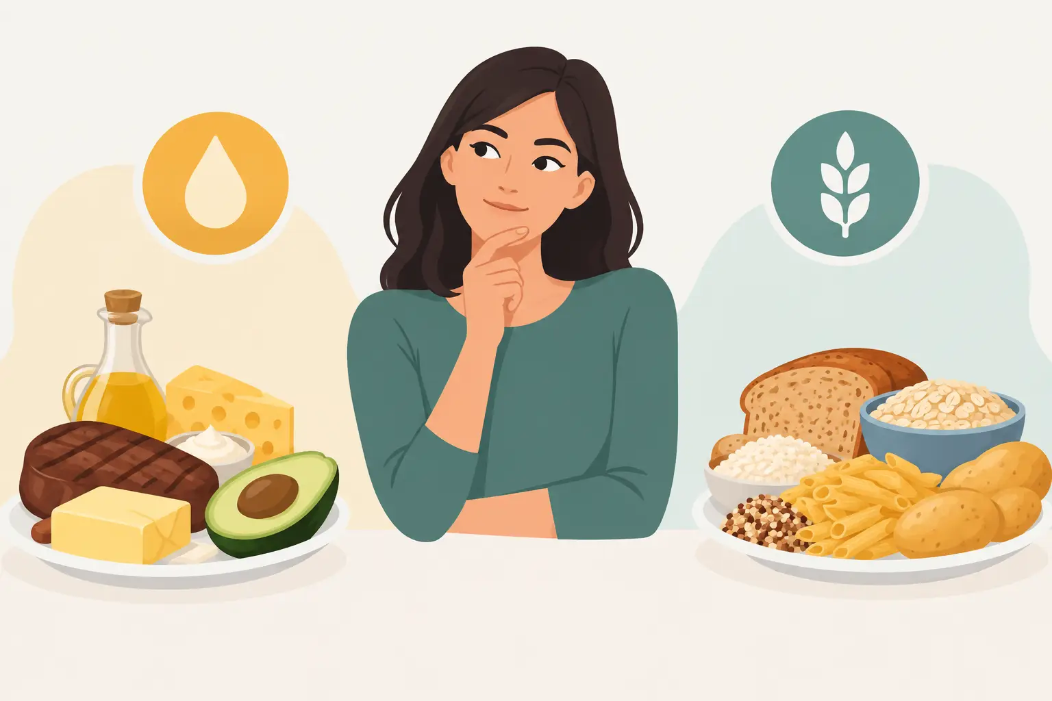 Grasa saturada o carbohidratos: qué limitar