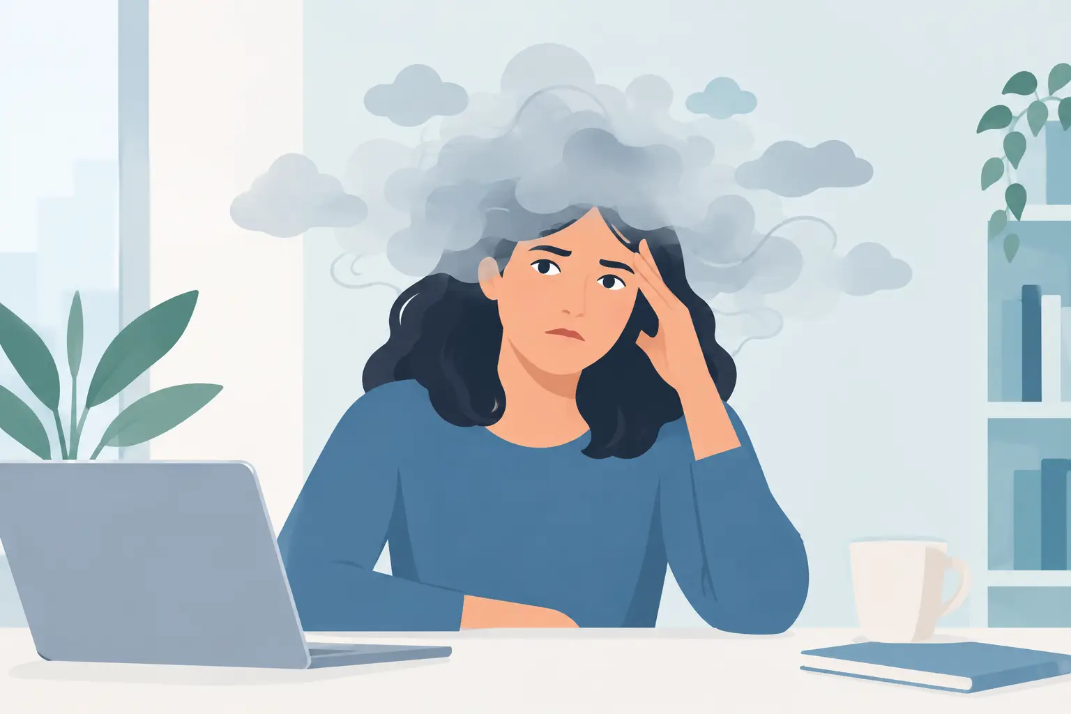 Qué causa la niebla mental y cuándo consultar