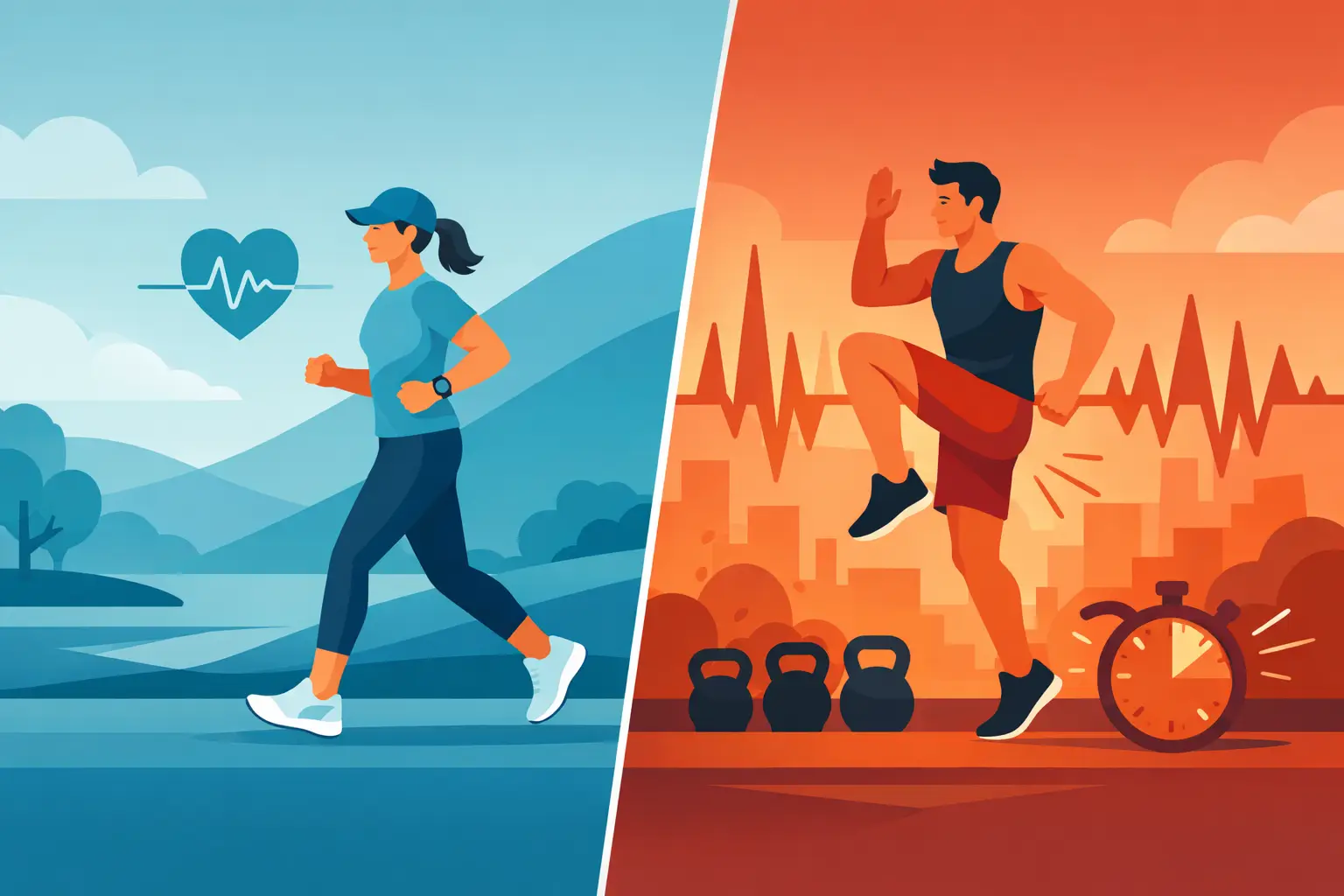 Zona 2 versus HIIT: qué cardio te conviene