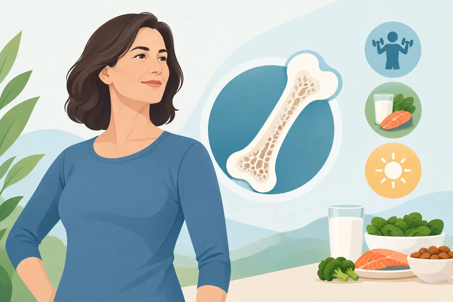 Guía de salud ósea adulta para prevenir fracturas