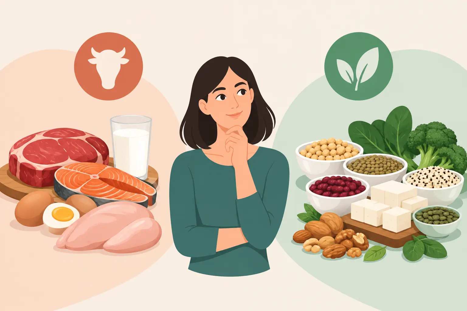 Proteína animal vs vegetal: cuál te conviene más
